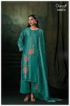 Xylah 4245 By Ganga Bemberg Russian Silk Designer Salwar Suits Wholesalers In Surat